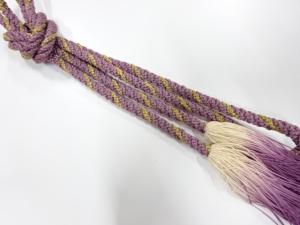 正絹　手組帯締め